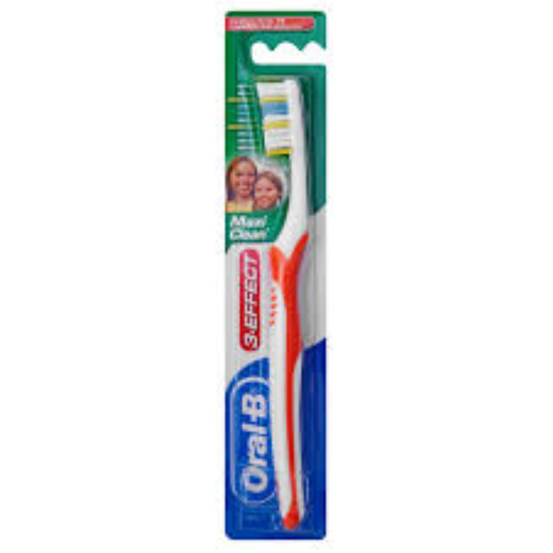 ORAL/B T/BRUSH 3 EFFECT MAXI CLEAN 40M 1+1